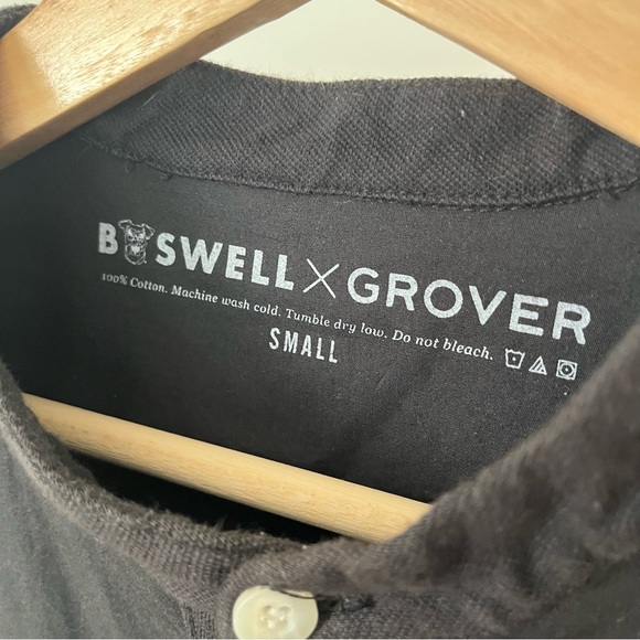 Boswell x Grover Men’s 1/4 button down - Picture 2 of 3